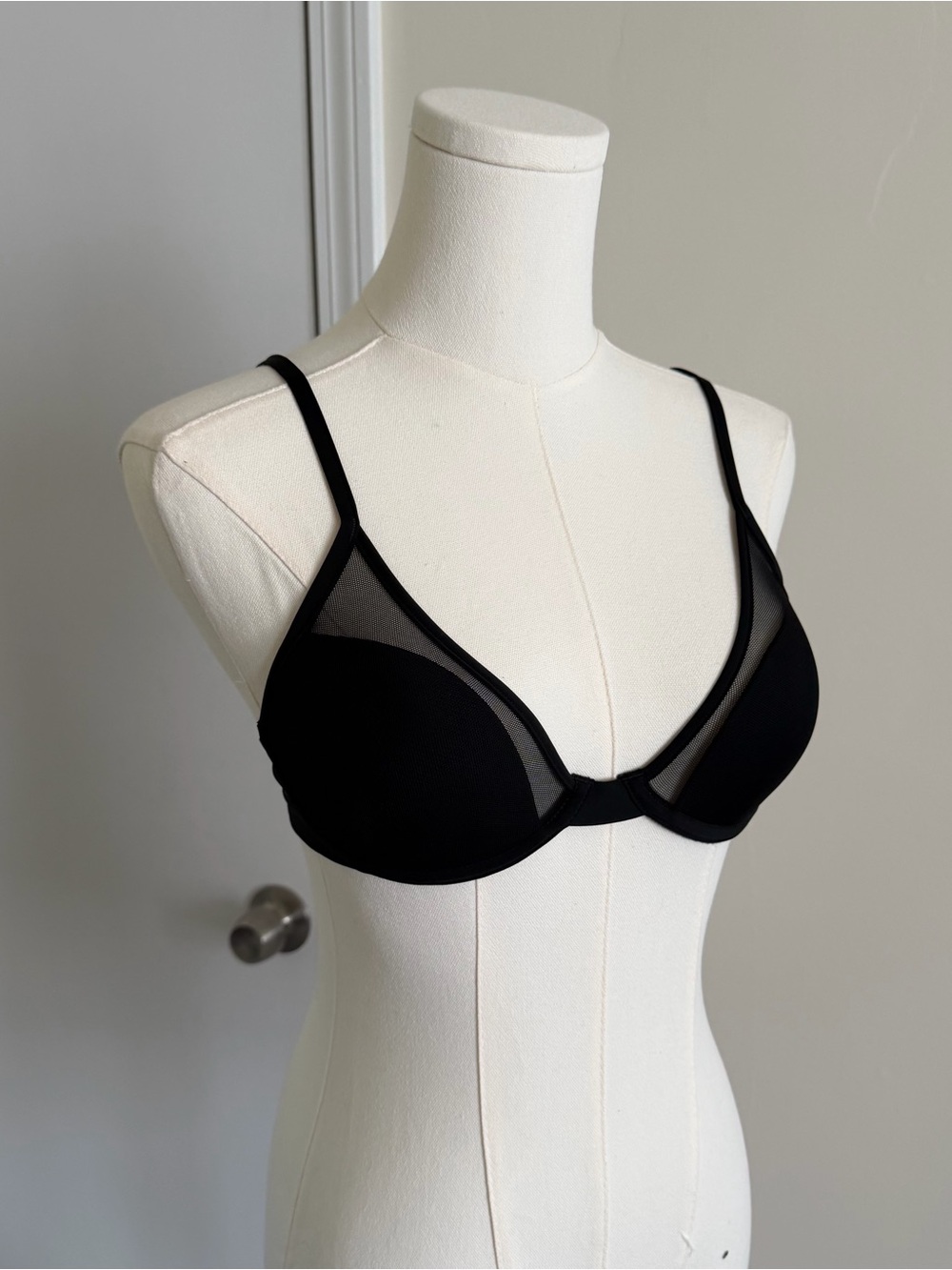 Pepper All You Classic Mesh Black Bra Brand New Size 32B